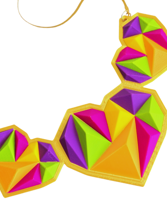 Collar Triple Corazón