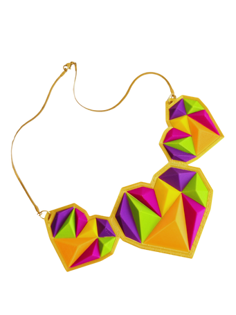 Collar Triple Corazón